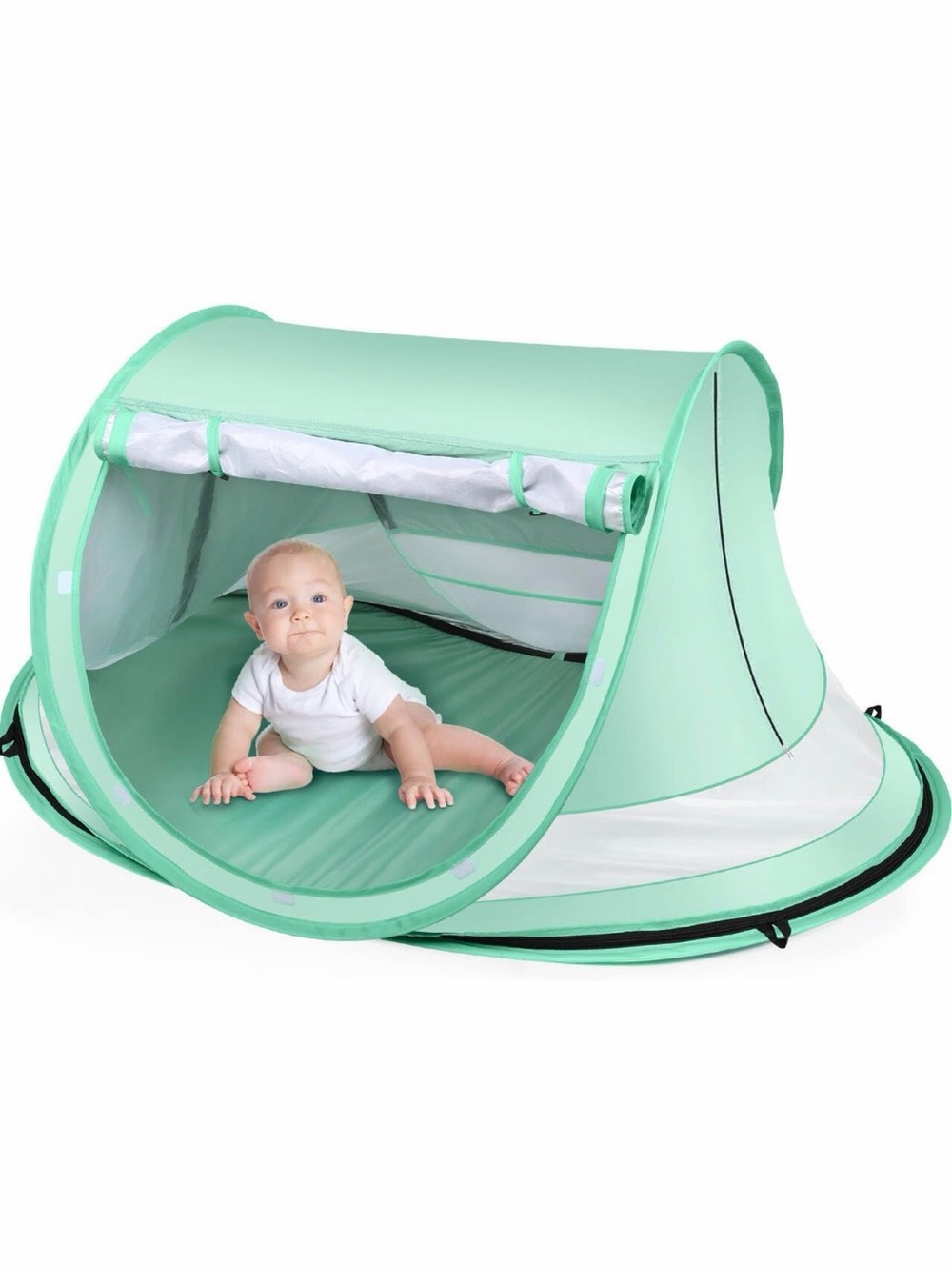 Kapeazo Green Baby👶🏻Pop Up UV Sun☀️Shade Beach🏖️Tent⛺️